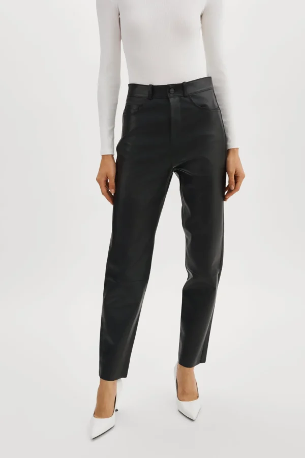 LAMARQUE Pants&Shorts | ADELINE | Leather Jeans Black
