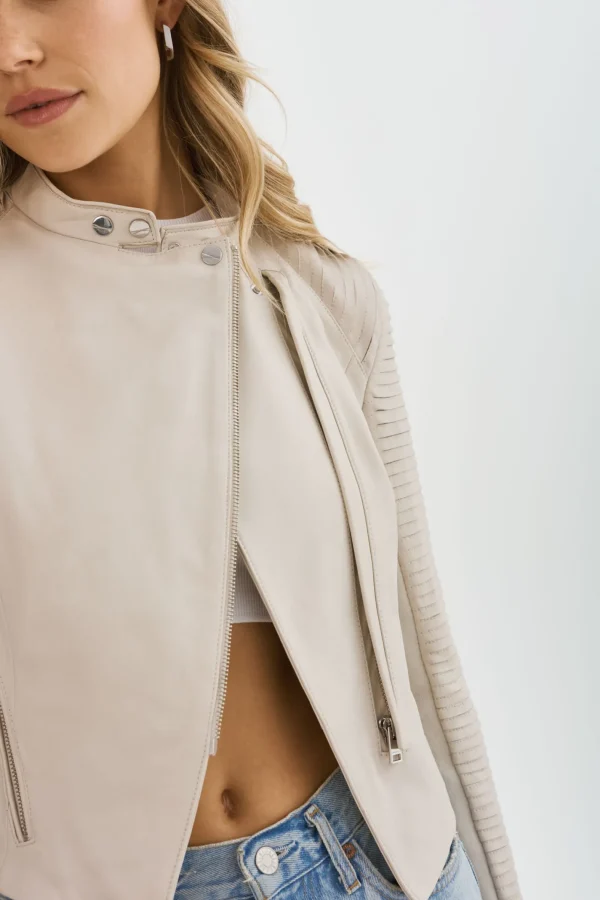 LAMARQUE Leather Jackets | AZRA | Leather Jacket Bone