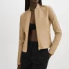 LAMARQUE Leather Jackets | CHAPIN | Reversible Leather Bomber Wheat/Gold