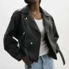 LAMARQUE Leather Jackets | DANIELA | Leather Biker Jacket Black
