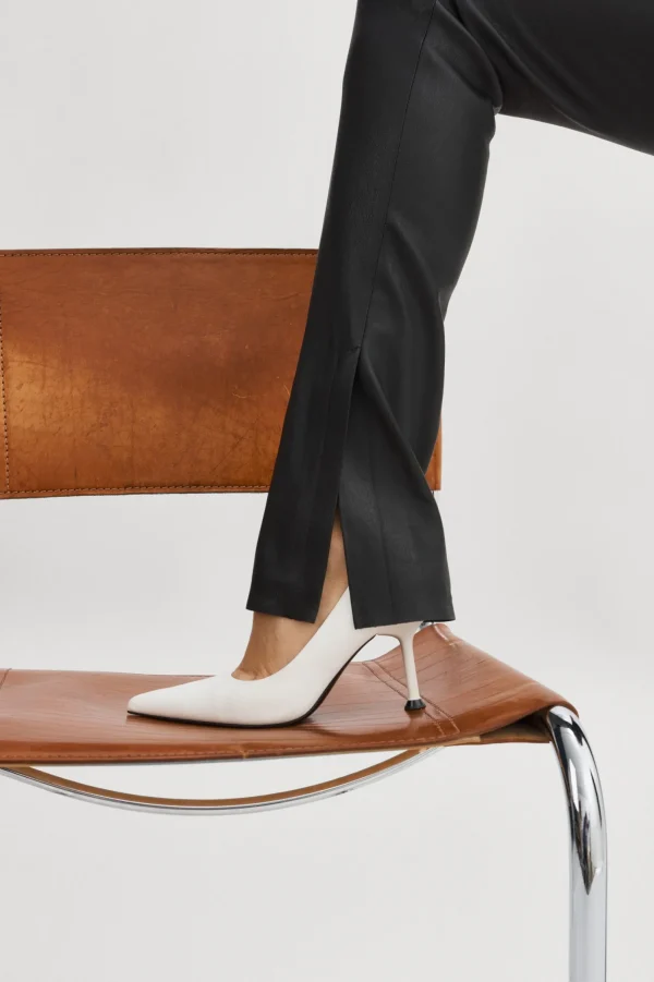 LAMARQUE Pants&Shorts | DAWN | Stretch Leather Pants Black