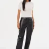 LAMARQUE Pants&Shorts | DEMORA | Recycled Leather Pants Black