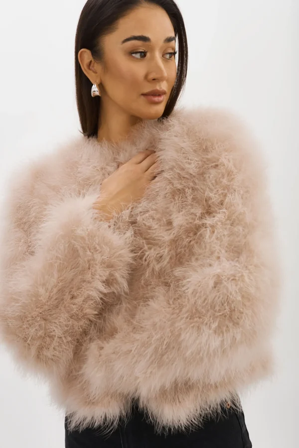 LAMARQUE Coats&Jackets | DEORA | Feather Jacket Doeskin