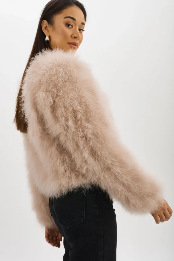 LAMARQUE Coats&Jackets | DEORA | Feather Jacket Doeskin