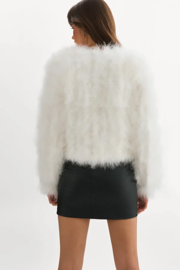 LAMARQUE Coats&Jackets | DEORA | Feather Jacket White