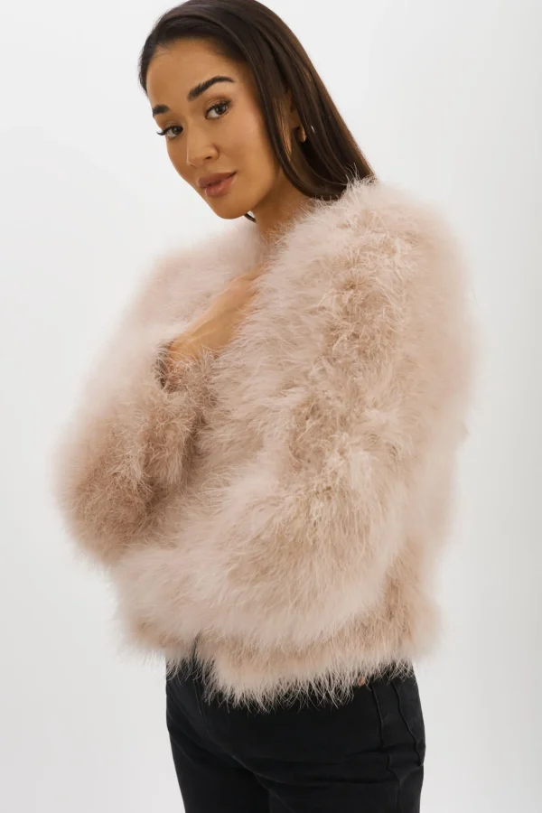 LAMARQUE Coats&Jackets | DEORA | Feather Jacket Doeskin