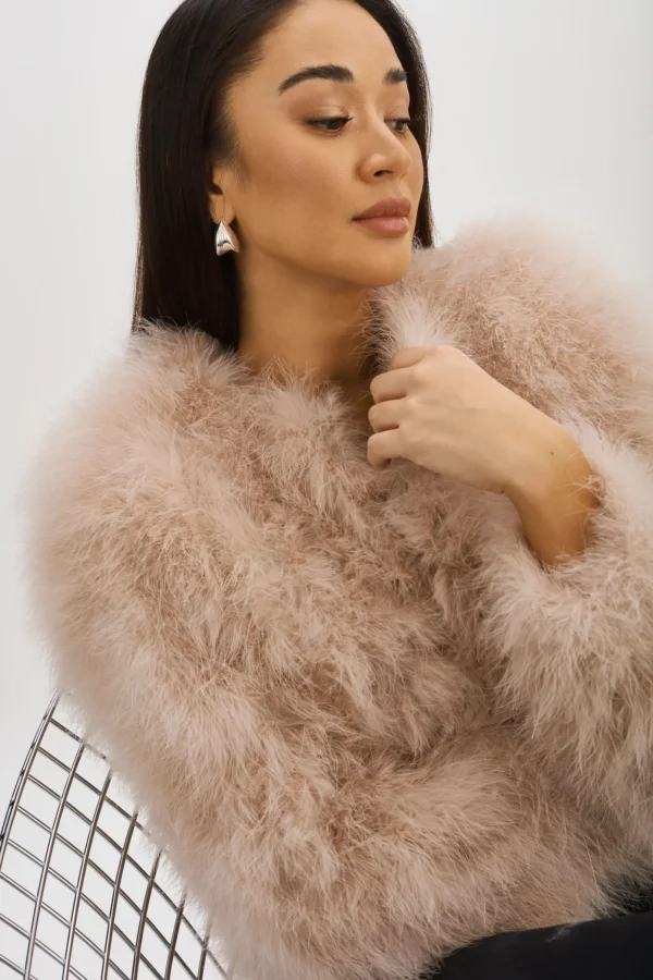 LAMARQUE Coats&Jackets | DEORA | Feather Jacket Doeskin