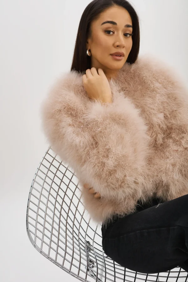 LAMARQUE Coats&Jackets | DEORA | Feather Jacket Doeskin