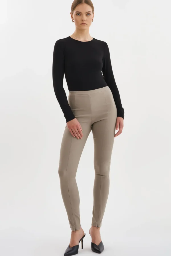 LAMARQUE Pants&Shorts | ELAINE | Twill Leggings Wood Bridge