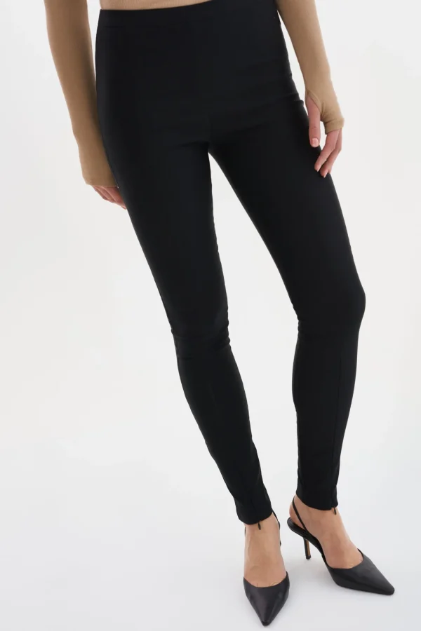 LAMARQUE Pants&Shorts | ELAINE | Twill Leggings Black
