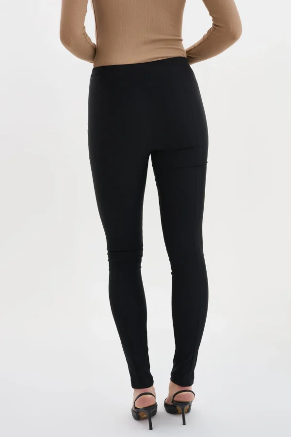 LAMARQUE Pants&Shorts | ELAINE | Twill Leggings Black