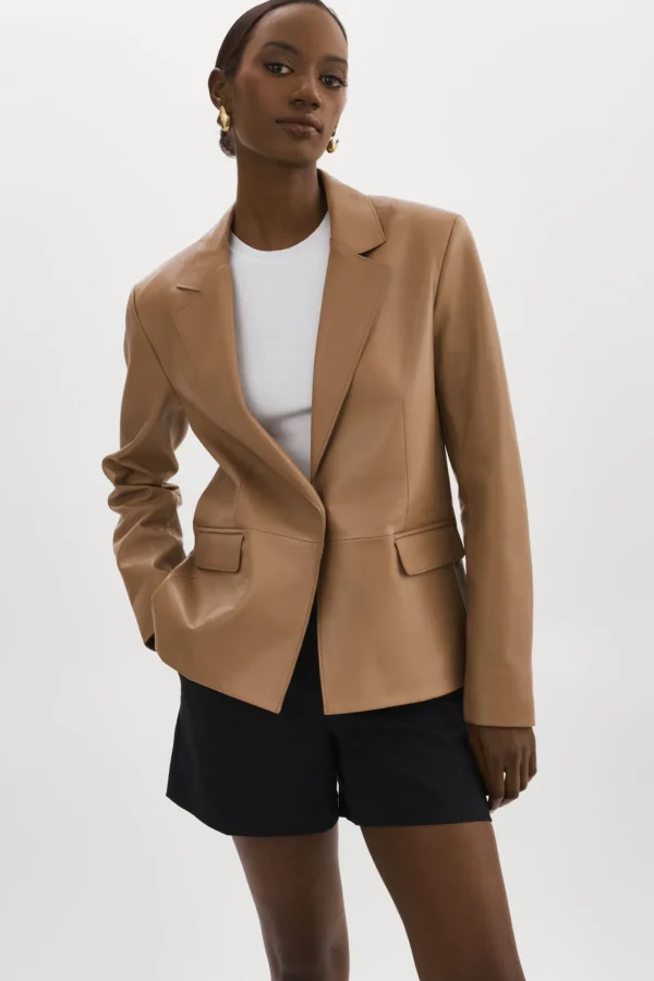 LAMARQUE Leather Jackets | ELZA | Leather Blazer MOCHA