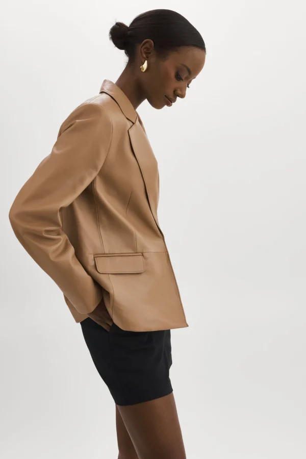 LAMARQUE Leather Jackets | ELZA | Leather Blazer MOCHA
