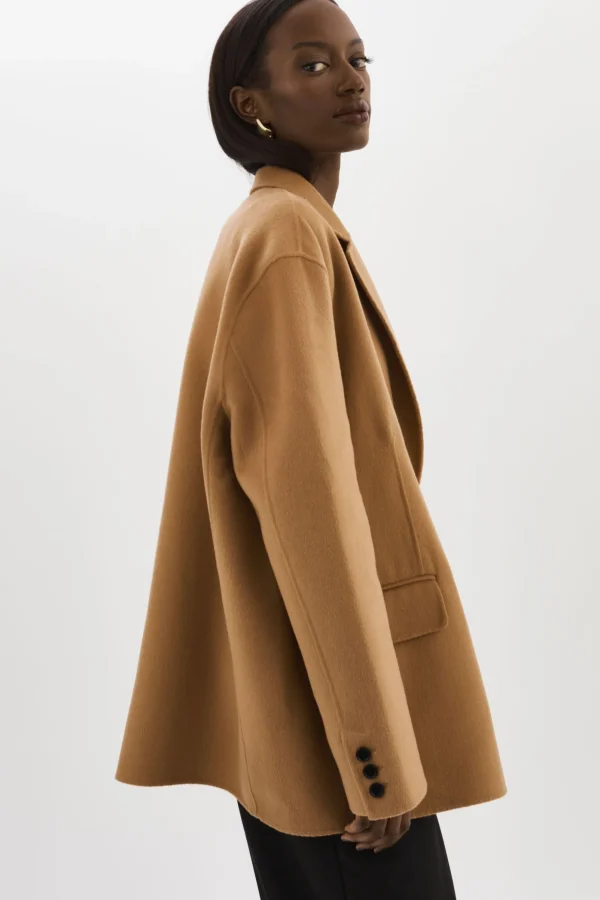 LAMARQUE Coats&Jackets | ENNIS | Oversized Wool Blazer Camel