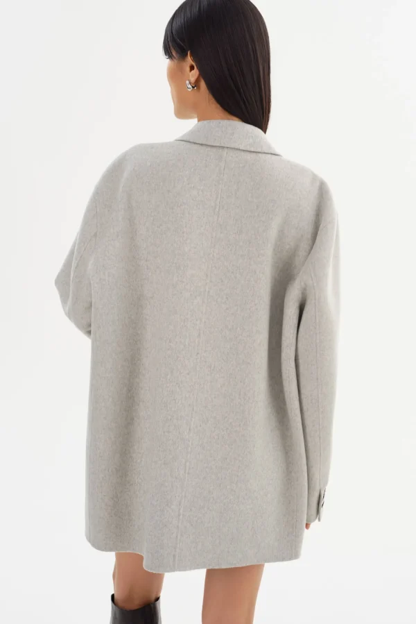 LAMARQUE Coats&Jackets | ENNIS | Oversized Wool Blazer Light Grey