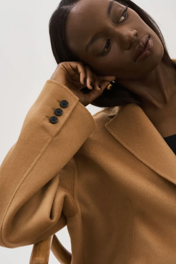 LAMARQUE Coats&Jackets | ENNIS | Oversized Wool Blazer Camel