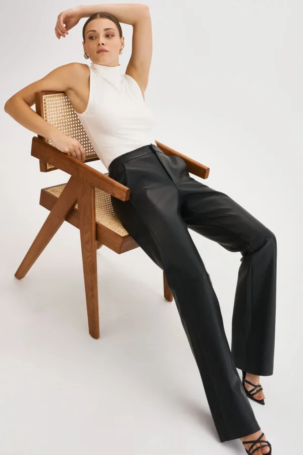 LAMARQUE Pants&Shorts | EVIN | Leather Pants Black