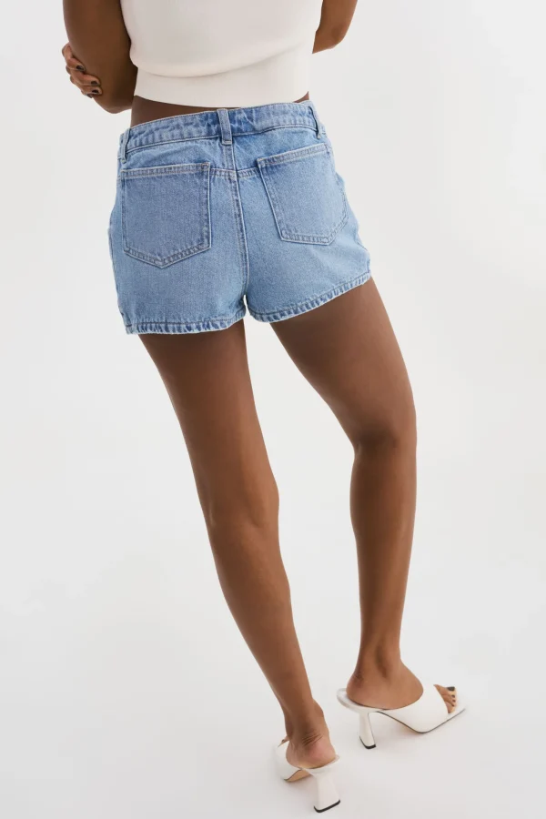 LAMARQUE Skirts | FANTINA | Denim Skort Light Blue Wash