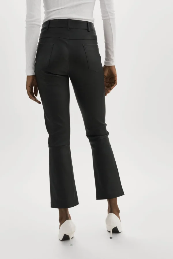 LAMARQUE Pants&Shorts | FARIS | Stretch Leather Pants Black