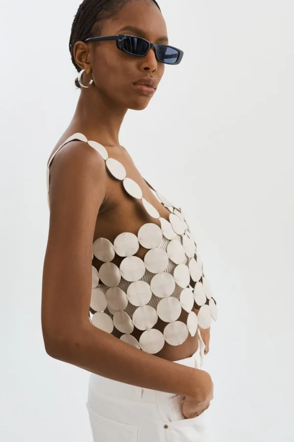 LAMARQUE Tops | FINLEY | Multi-Circle Top Bone