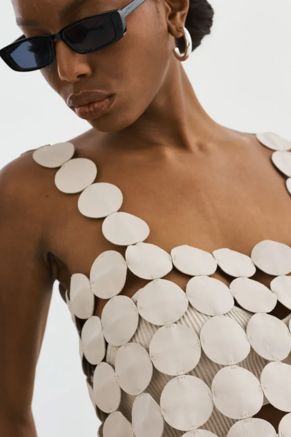LAMARQUE Tops | FINLEY | Multi-Circle Top Bone