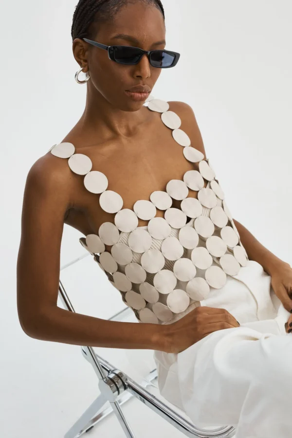 LAMARQUE Tops | FINLEY | Multi-Circle Top Bone