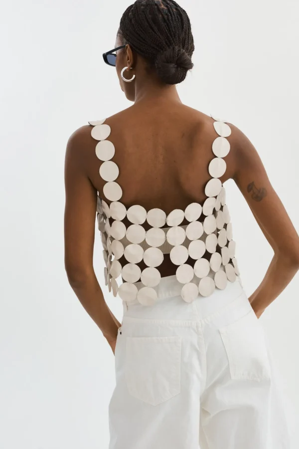 LAMARQUE Tops | FINLEY | Multi-Circle Top Bone