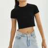 LAMARQUE Tops | INGA | Cropped T-Shirt Black
