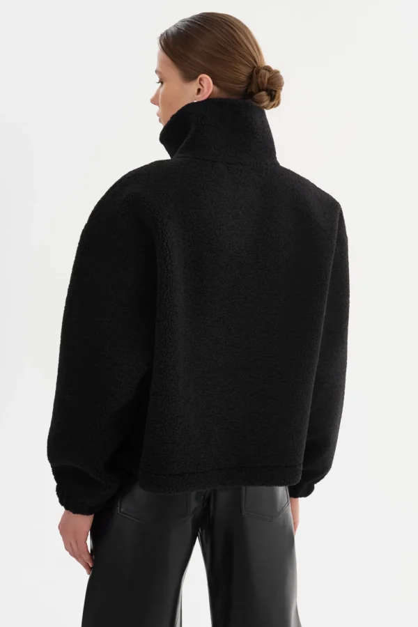 LAMARQUE Coats&Jackets | JAYNA | Sherpa Jacket Black