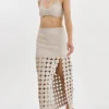 LAMARQUE Skirts | KALI | Multi-Circle Maxi Skirt Bone