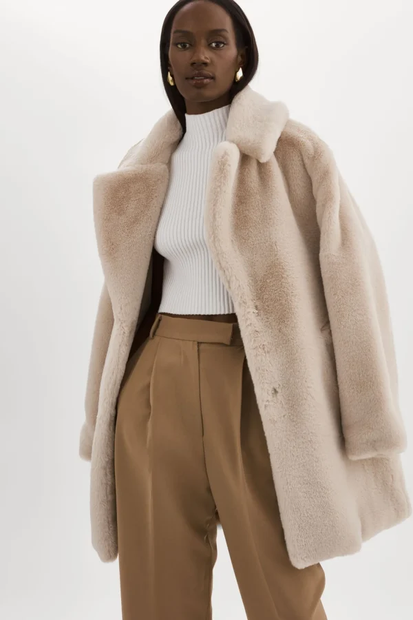LAMARQUE Coats&Jackets | LINNEA | Faux Fur C Oat