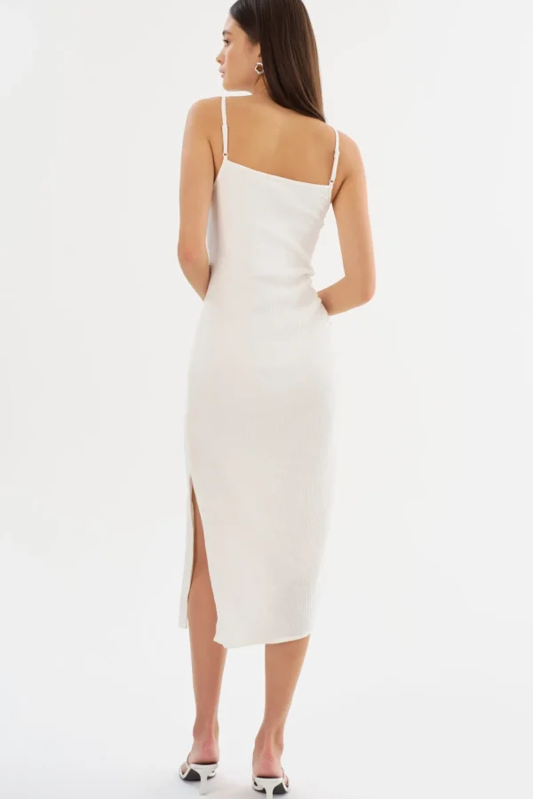 LAMARQUE Dresses | MACARIA | Cotton Midi Dress Off White