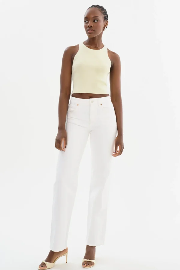 LAMARQUE Tops | NEVINA | Knit Tank Top Lemon Icing
