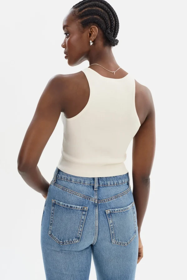LAMARQUE Tops | NEVINA | Knit Tank Top Off White