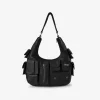 LAMARQUE Accessories | OLESIA | Mini Leather Cargo Bag Black