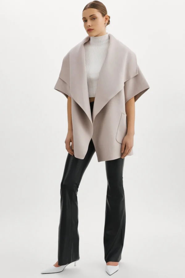 LAMARQUE Coats&Jackets | PENELOPE | Double Face Wool Coat Feather Grey