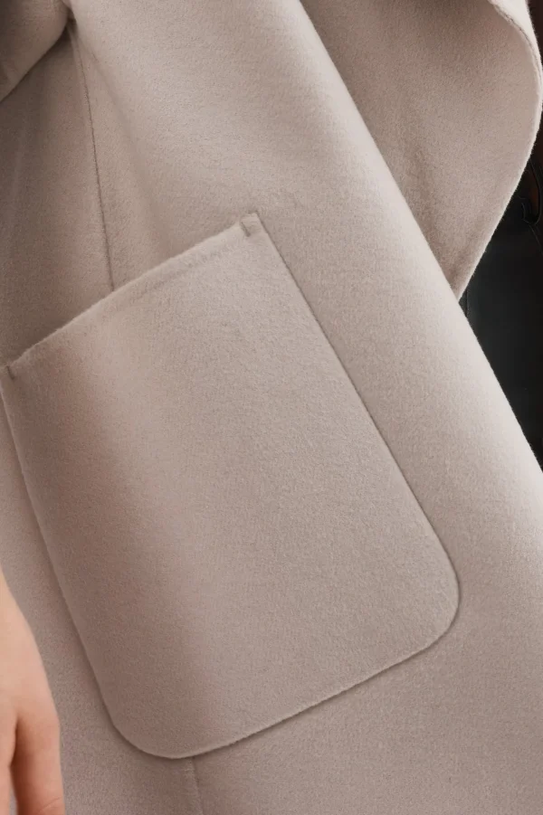LAMARQUE Coats&Jackets | PENELOPE | Double Face Wool Coat Feather Grey