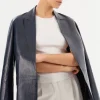 LAMARQUE Leather Jackets | QUIRINA | Leather Blazer Navy