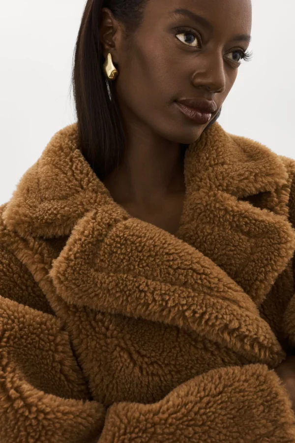 LAMARQUE Coats&Jackets | SOPHIE | Sherpa Jacket Brown