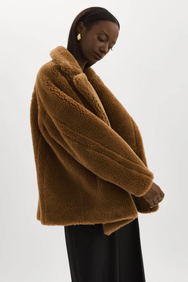 LAMARQUE Coats&Jackets | SOPHIE | Sherpa Jacket Brown