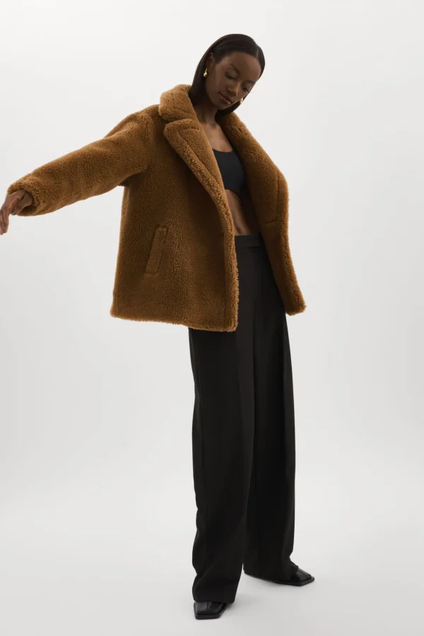 LAMARQUE Coats&Jackets | SOPHIE | Sherpa Jacket Brown