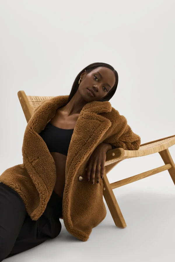 LAMARQUE Coats&Jackets | SOPHIE | Sherpa Jacket Brown