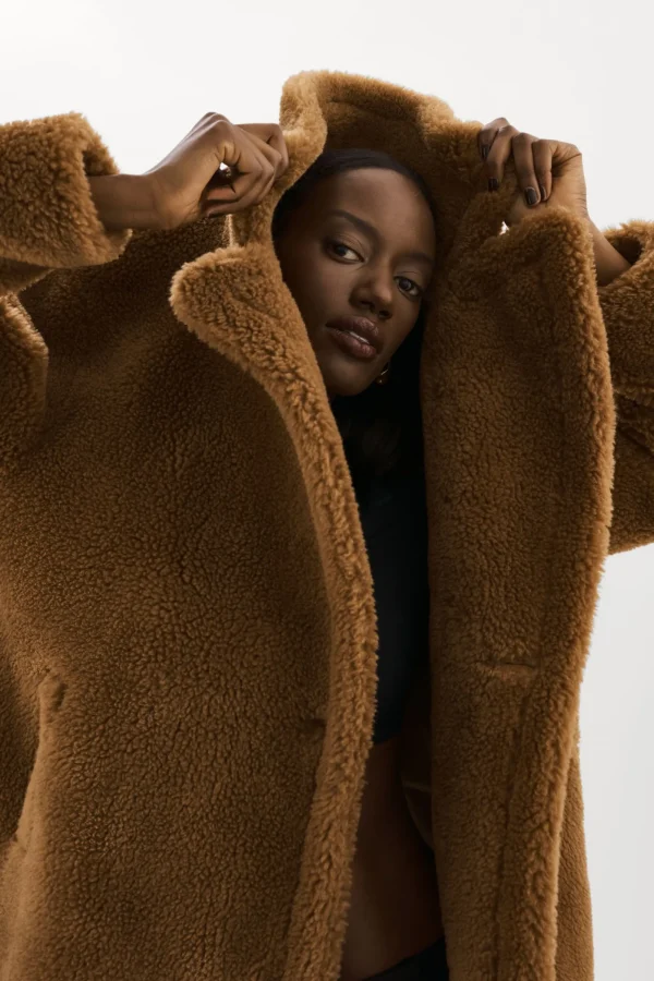 LAMARQUE Coats&Jackets | SOPHIE | Sherpa Jacket Brown