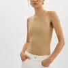 LAMARQUE Tops | SYDELLE | Bodysuit Tank Top Wheat