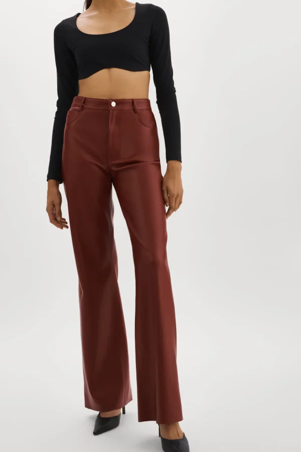 LAMARQUE Pants&Shorts | TAVI | Faux Leather Pants SYRAH
