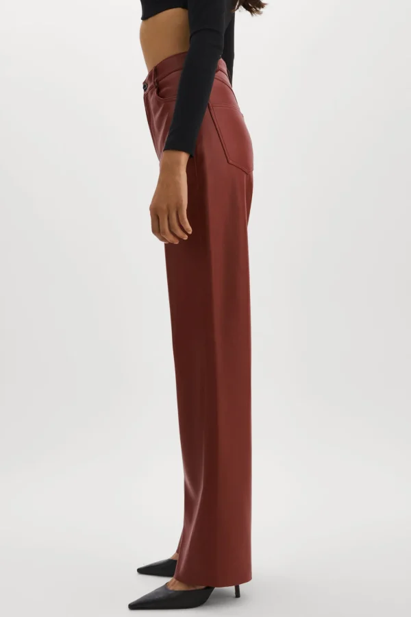 LAMARQUE Pants&Shorts | TAVI | Faux Leather Pants SYRAH