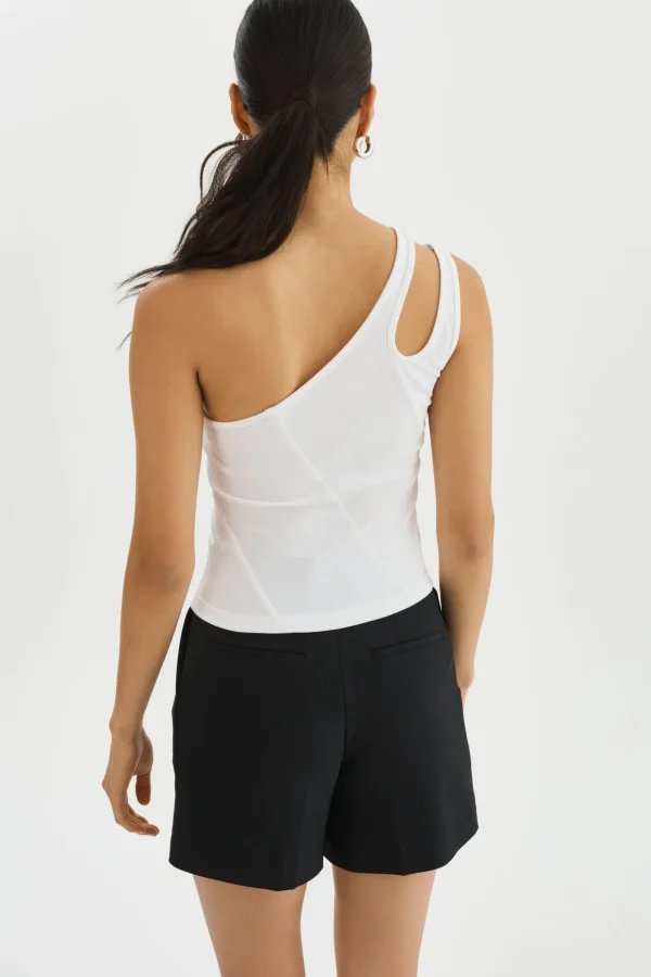 LAMARQUE Tops | TERRA | One Shoulder Top White