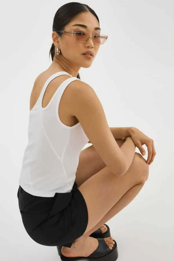 LAMARQUE Tops | TERRA | One Shoulder Top White