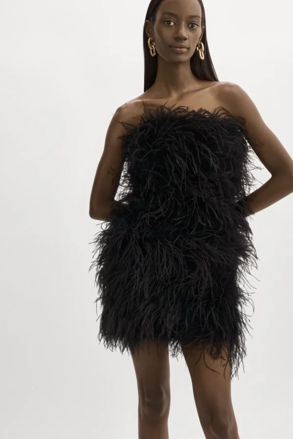LAMARQUE Dresses | TRIANA | Feather Dress Black
